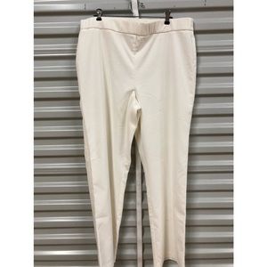 Kim Rogers winter white light weight thin corduroy pants. Size 16